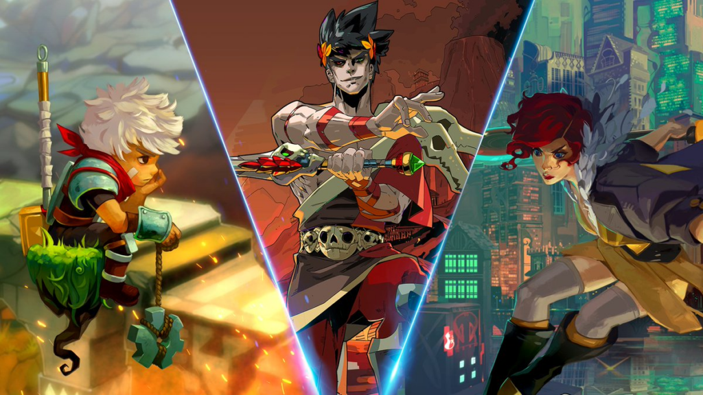 Guide to Game Marketing Success
Image of the three games from supergiant game studio, Hades, Bastion and Transitor